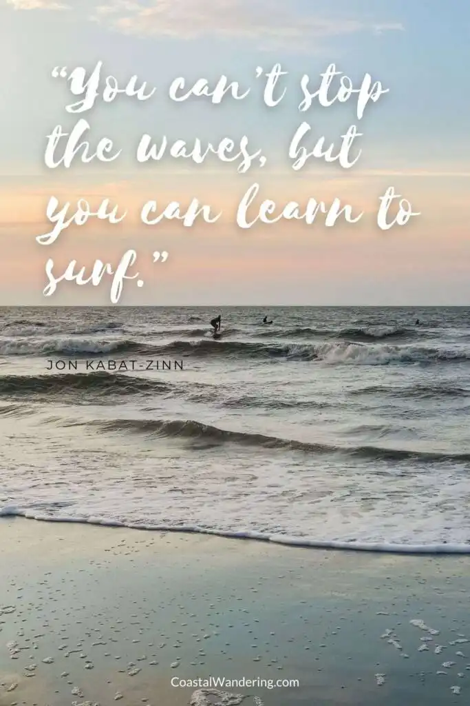 You can’t stop the waves, but you can learn to surf.