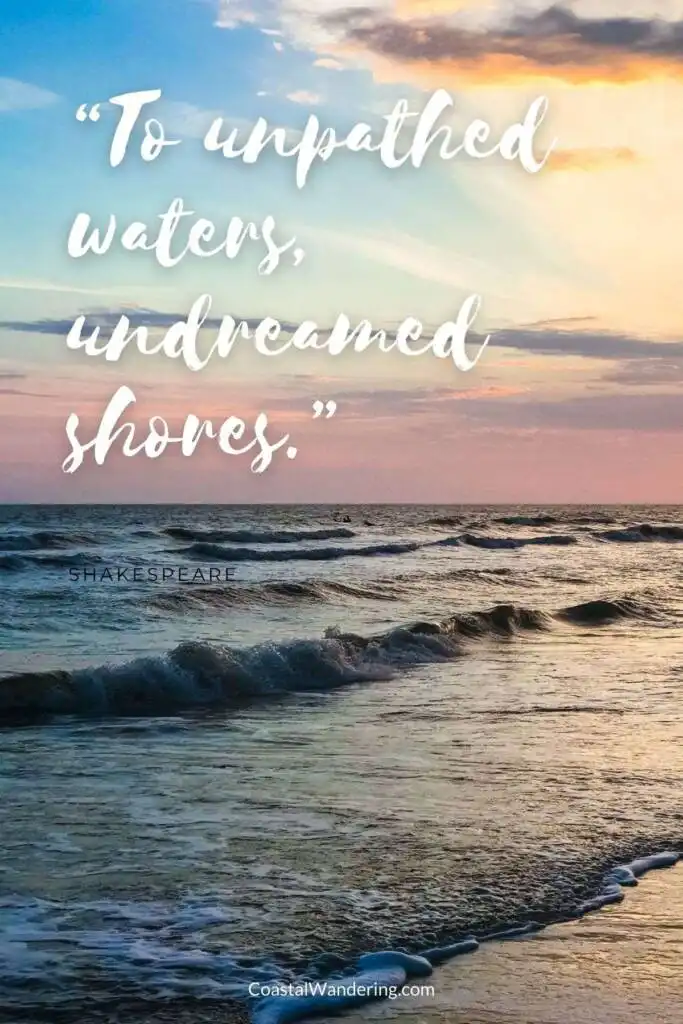 To unpathed waters, undreamed shores.